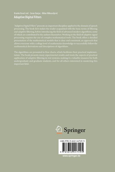 Produktbild: Adaptive Digital Filters
