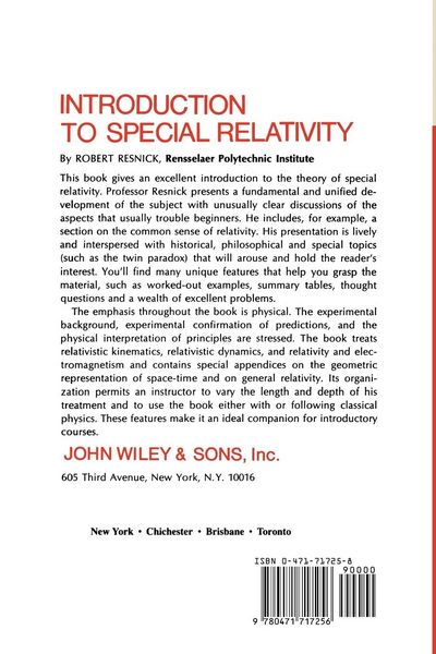Produktbild: Introduction to Special Relativity