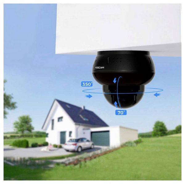 Produktbild: Foscam D8ET black D8ET black Kabelgebunden IP &Uuml;berwachungskamera 3840 x 2160 Pixel