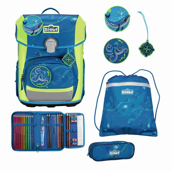 Produktbild: Scout Schulranzen Set Neo, Schulranzen Set, 4tlg, Deep Sea