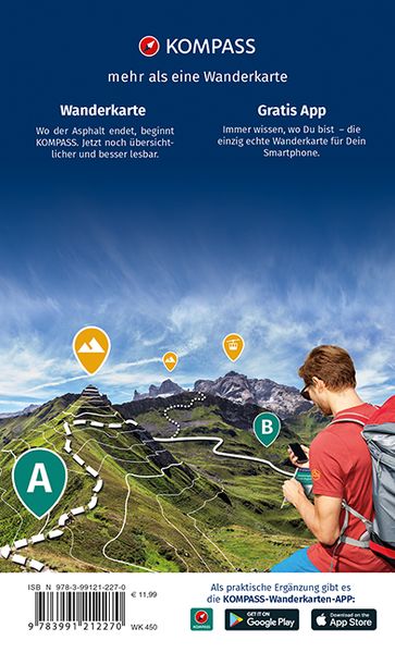 KOMPASS Wanderkarten-Set 450 Harz (2 Karten) 1:50.000