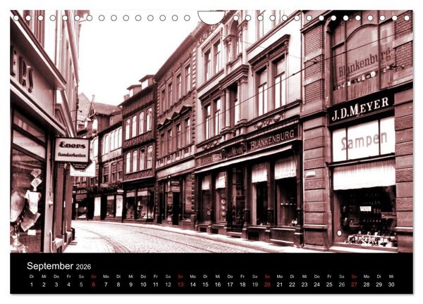 Produktbild: Hildesheimer Schaufenster um 1900 (Wandkalender 2026 DIN A4 quer), CALVENDO Monatskalender
