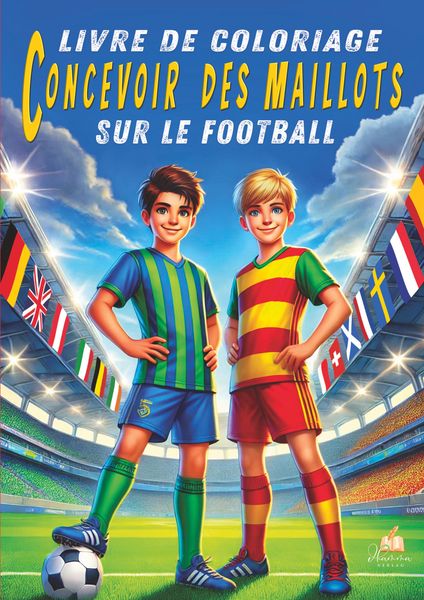 Produktbild: Livre de coloriage sur le football - Concevoir des maillots