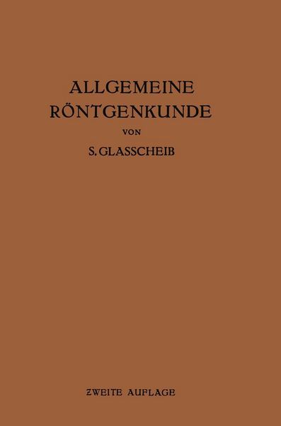 Produktbild: Allgemeine R&ouml;ntgenkunde