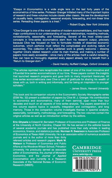 Produktbild: Essays in Econometrics