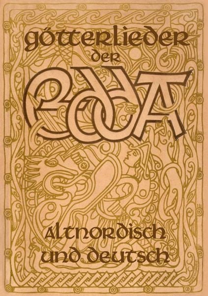Produktbild: G&ouml;tterlieder der Edda - Altnordisch und deutsch