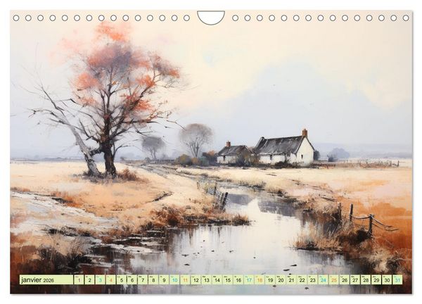 Produktbild: Une vie &agrave; la campagne (Calendrier mural 2026 DIN A4 vertical), CALVENDO calendrier mensuel