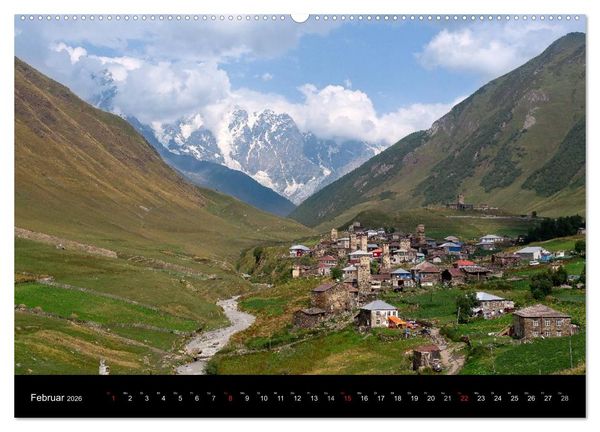 Produktbild: Impressionen aus Georgien (Wandkalender 2026 DIN A2 quer), CALVENDO Monatskalender