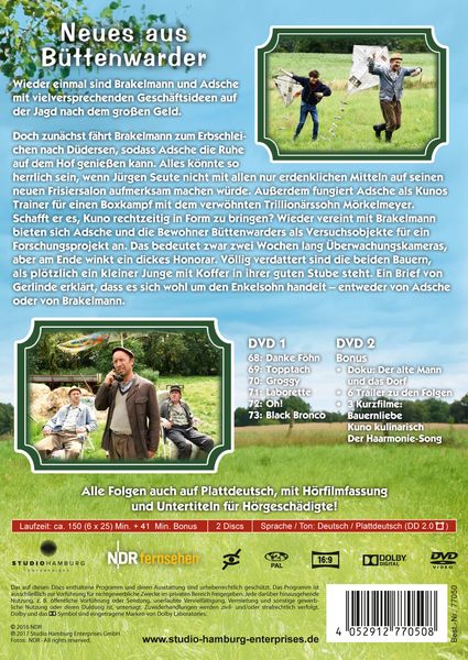 Produktbild: Neues aus B&uuml;ttenwarder - Folgen 68-73 [2 DVDs]