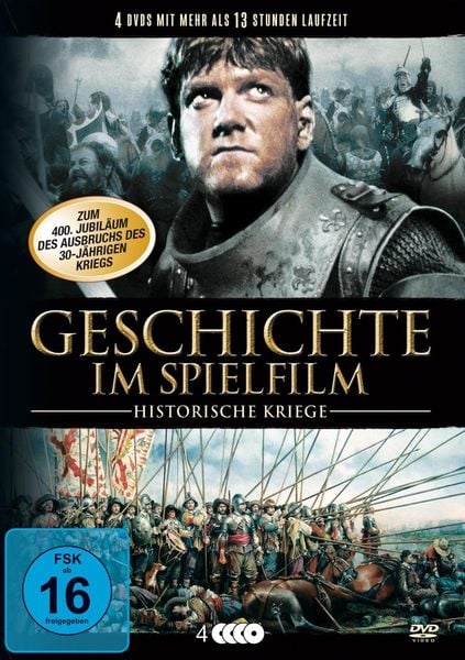 Geschichte im Spielfilm - Historische Kriege [4 DVDs]