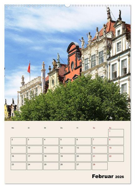 Produktbild: Danzig - Ein Stadtspaziergang (hochwertiger Premium Wandkalender 2026 DIN A2 hoch), Kunstdruck in Hochglanz