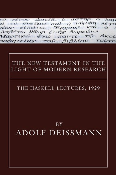 Produktbild: The New Testament in the Light of Modern Research
