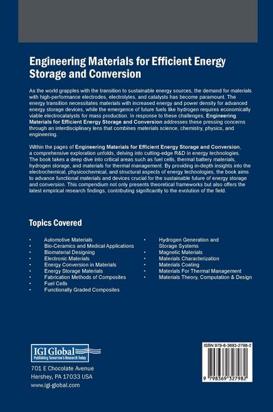 Produktbild: Engineering Materials for Efficient Energy Storage and Conversion