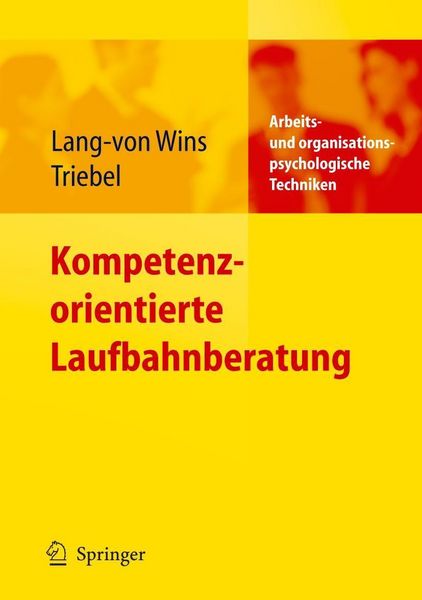 Produktbild: Kompetenzorientierte Laufbahnberatung