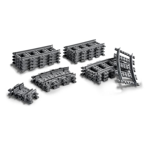 Produktbild: LEGO City 60205 Schienen, 20 St&uuml;ck, Erweiterungsset f&uuml;r Kinder