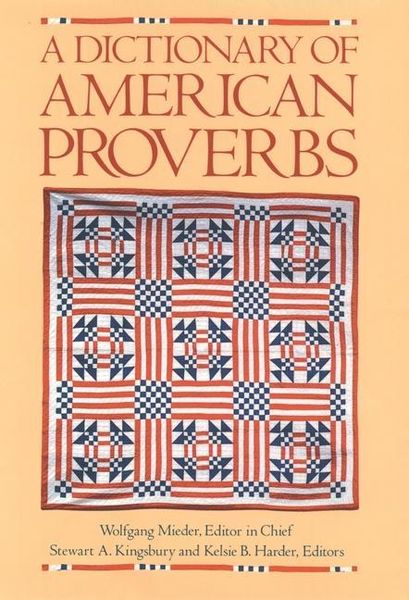 Produktbild: A Dictionary of American Proverbs
