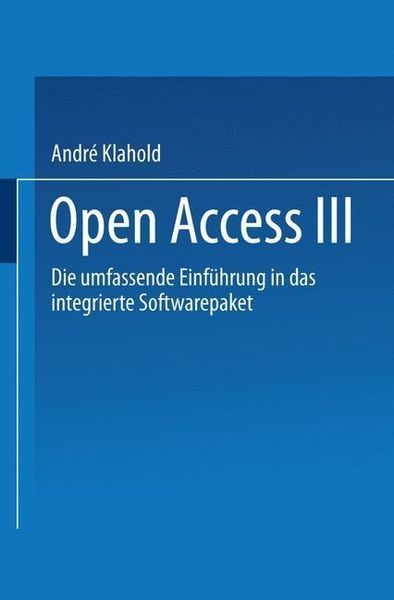 Produktbild: Open Access III