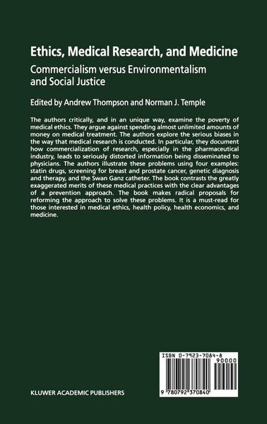 Produktbild: Ethics, Medical Research, and Medicine