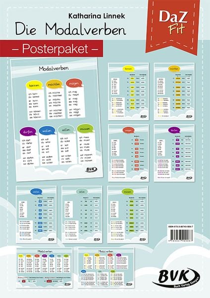 Produktbild: DaZ Fit: Die Modalverben &ndash; Posterpaket