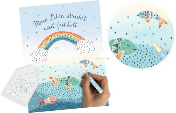 Produktbild: Diamond Painting - Mein Leben strahlt und funkelt