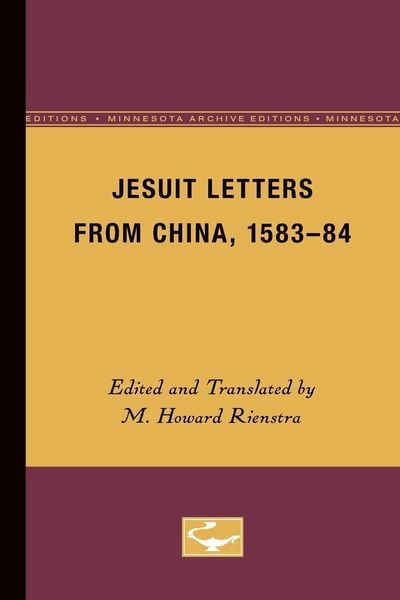 Produktbild: Jesuit Letters From China, 1583-84