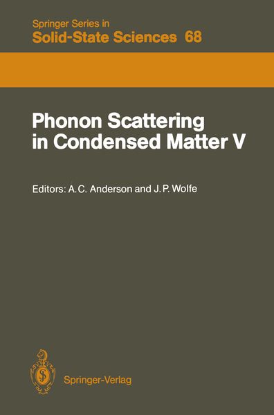 Produktbild: Phonon Scattering in Condensed Matter V