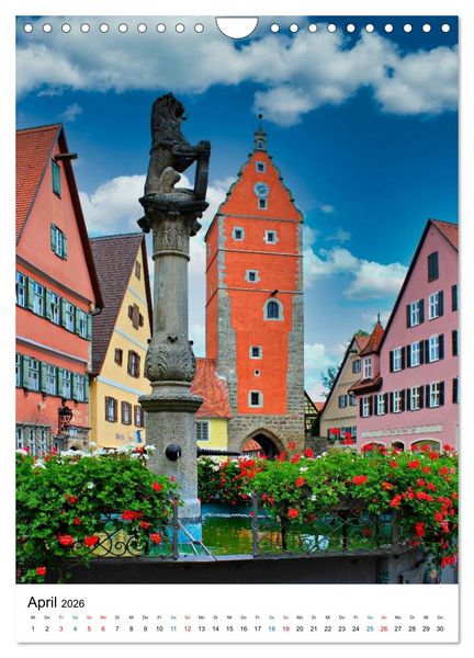 Produktbild: Romantik in Franken (Wandkalender 2026 DIN A4 hoch), CALVENDO Monatskalender