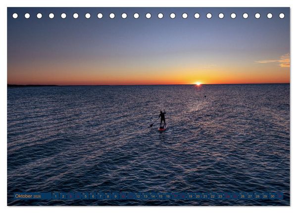 Produktbild: Zingst - die Ostsee von ihrer sch&ouml;nsten Seite (Tischkalender 2026 DIN A5 quer), CALVENDO Monatskalender