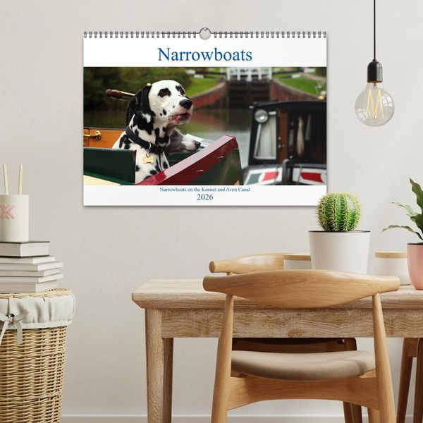 Produktbild: Narrowboats (Wall Calendar 2026 DIN A3 landscape), CALVENDO 12 Month Wall Calendar