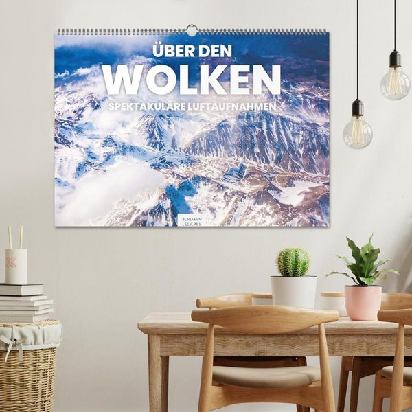 Produktbild: &Uuml;ber den Wolken - Spektakul&auml;re Luftaufnahmen (Wandkalender 2027 DIN A2 quer), CALVENDO Monatskalender