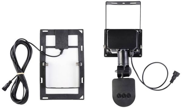 Produktbild: Sygonix SY-5461108 Solar-Spot mit Bewegungsmelder 10W Leuchtfarben: Neutralwei&szlig;