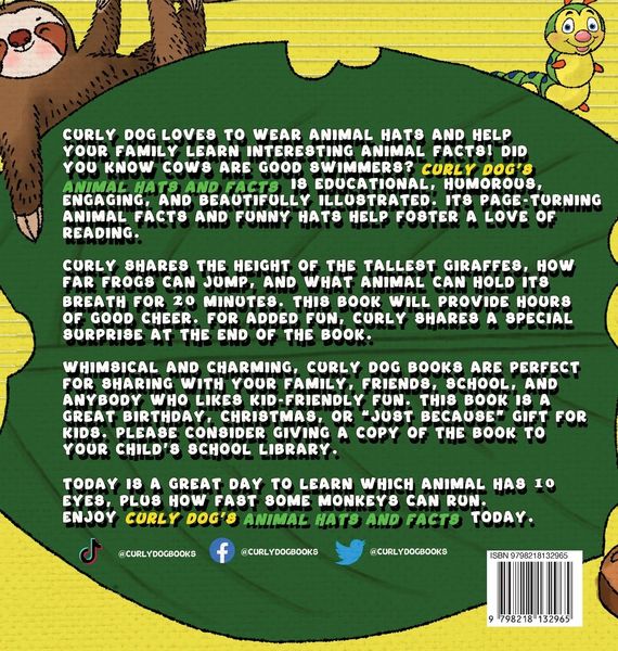 Produktbild: Curly Dog's Animal Hats And Facts