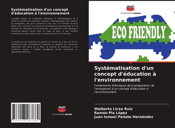 Produktbild: Syst&eacute;matisation d'un concept d'&eacute;ducation &agrave; l'environnement