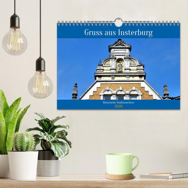 Produktbild: Gruss aus Insterburg - Historische Stadtansichten (Wandkalender 2026 DIN A4 quer), CALVENDO Monatskalender