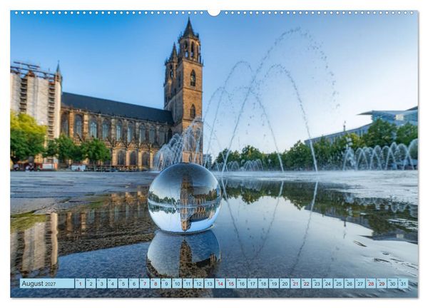 Produktbild: Magdeburger Dom 2027 (hochwertiger Premium Wandkalender 2027 DIN A2 quer), Kunstdruck in Hochglanz