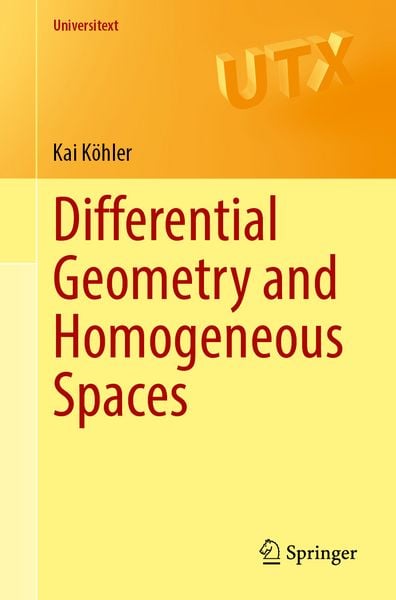 Produktbild: Differential Geometry and Homogeneous Spaces
