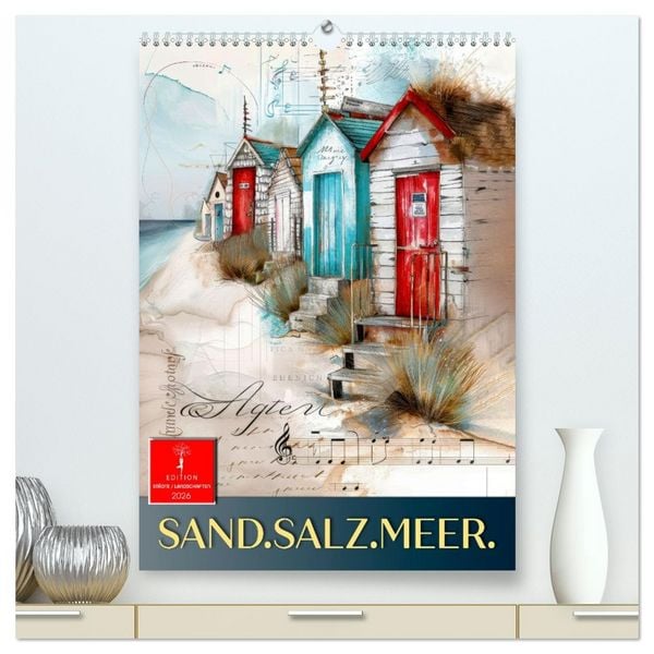 Produktbild: Sand.Salz.Meer. (hochwertiger Premium Wandkalender 2026 DIN A2 hoch), Kunstdruck in Hochglanz