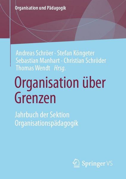 Produktbild: Organisation &uuml;ber Grenzen