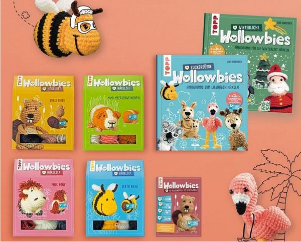 Produktbild: Wollowbies H&auml;kelset Biber
