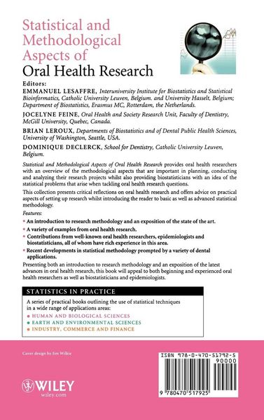 Produktbild: Statistical and Methodological Aspects of Oral Health Research