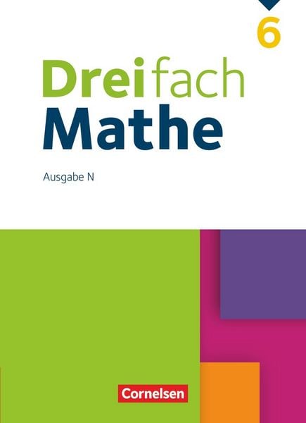 Produktbild: Dreifach Mathe 6. Schuljahr. Niedersachsen - Sch&uuml;lerbuch