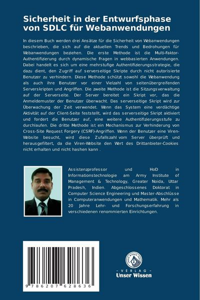 Produktbild: Sicherheit in der Entwurfsphase von SDLC f&uuml;r Webanwendungen