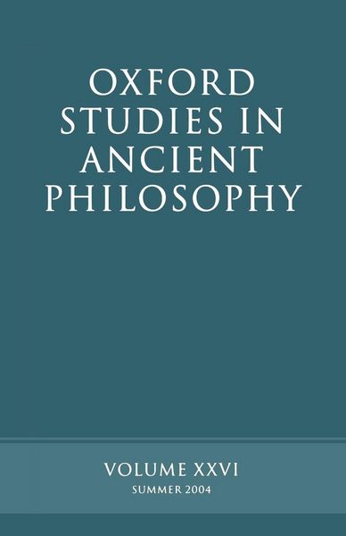 Produktbild: Oxford Studies in Ancient Philosophy