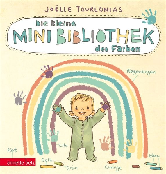 Die kleine Mini-Bibliothek der Farben - Ein Pappbilderbuch Farben-Lernen (Die Mini-Bibliothek der Wörter), Gebundene Ausgabe von Joëlle Tourlonias,
