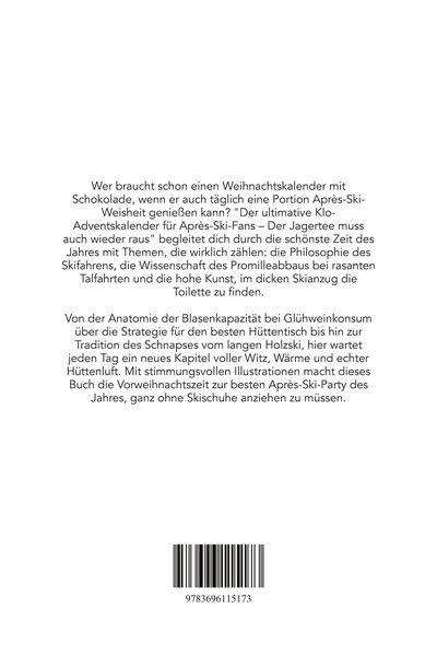 Produktbild: Der ultimative Klo-Adventskalender f&uuml;r Apr&egrave;s-Ski-Fans