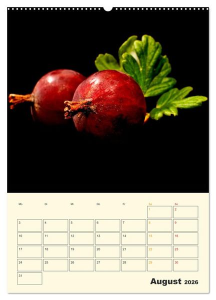 Produktbild: Allerlei Fr&uuml;chte (Wandkalender 2026 DIN A2 hoch), CALVENDO Monatskalender