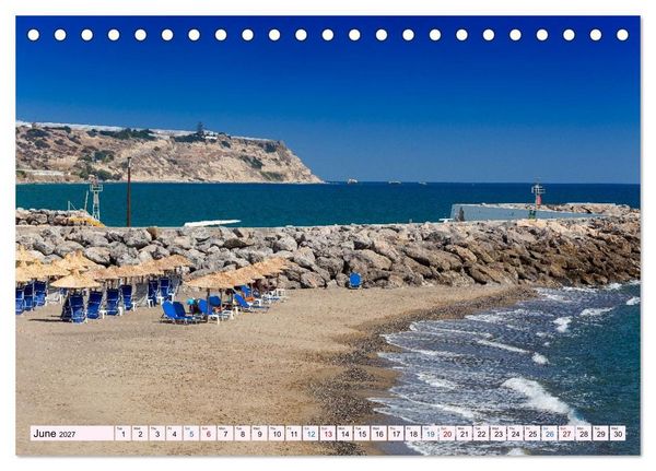 Produktbild: Crete - Between Mountains, Bays and History (Desk Calendar 2027 DIN A5 landscape), CALVENDO 12 Month DeskCalendar