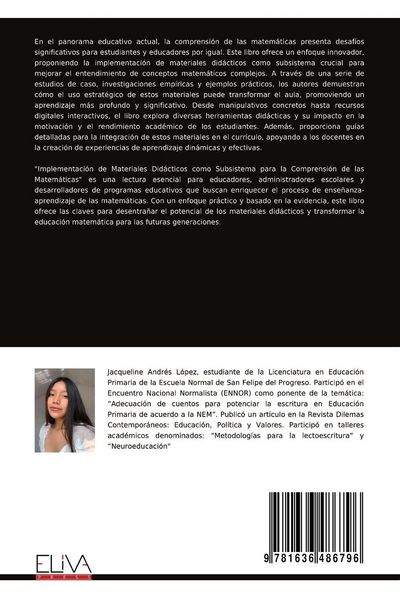 Produktbild: Implementaci&oacute;n de Material Did&aacute;ctico como Subsistema Esencial para la Comprensi&oacute;n de las Matem&aacute;ticas