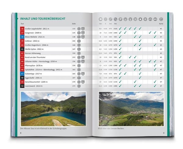 Produktbild: KOMPASS Wanderf&uuml;hrer Osttirol, Venediger- und Glocknergruppe, Defereggental, Lienzer Dolomiten, 50 Touren mit Extra-Tourenkarte