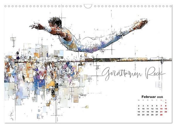 Produktbild: Olympische Luftspr&uuml;nge (Wandkalender 2026 DIN A3 quer), CALVENDO Monatskalender